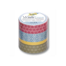 Washi Tape Klebeband, 4 Rollen, Japanflair