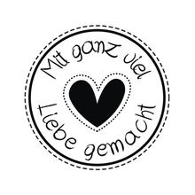 Stempel Mit Liebe, 3cm 