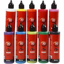 TOP-SELLER ! 3D Liner-Sortiment, 10x100 ml, sort. Farben