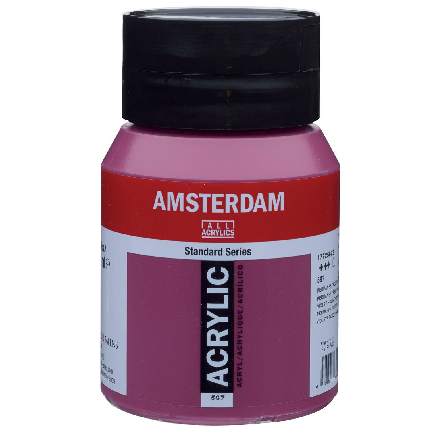 NEU Amsterdam Acrylfarbe 500ml, Permanentrotviolett