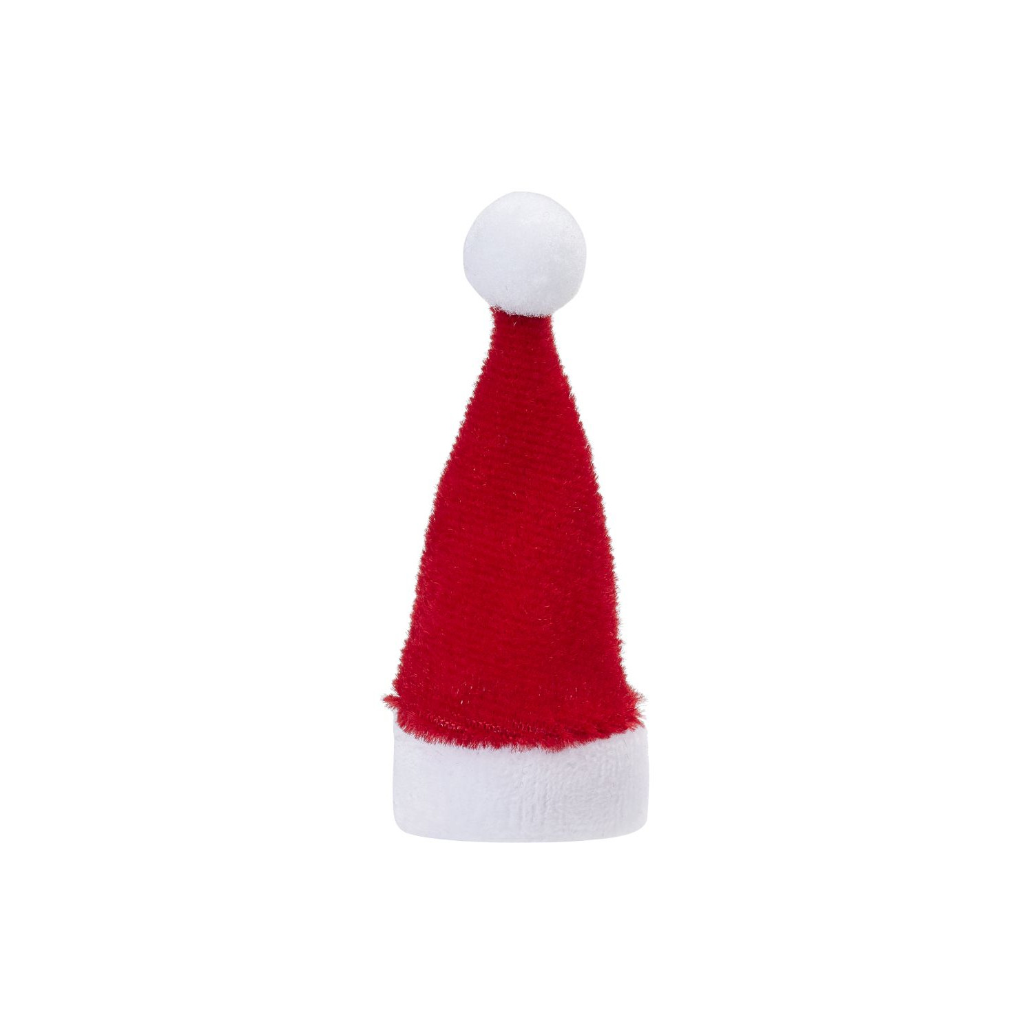 NEU Miniatur Nikolaus-Mtze, 2 Stck, rot-wei, ca. 4 x 7 cm