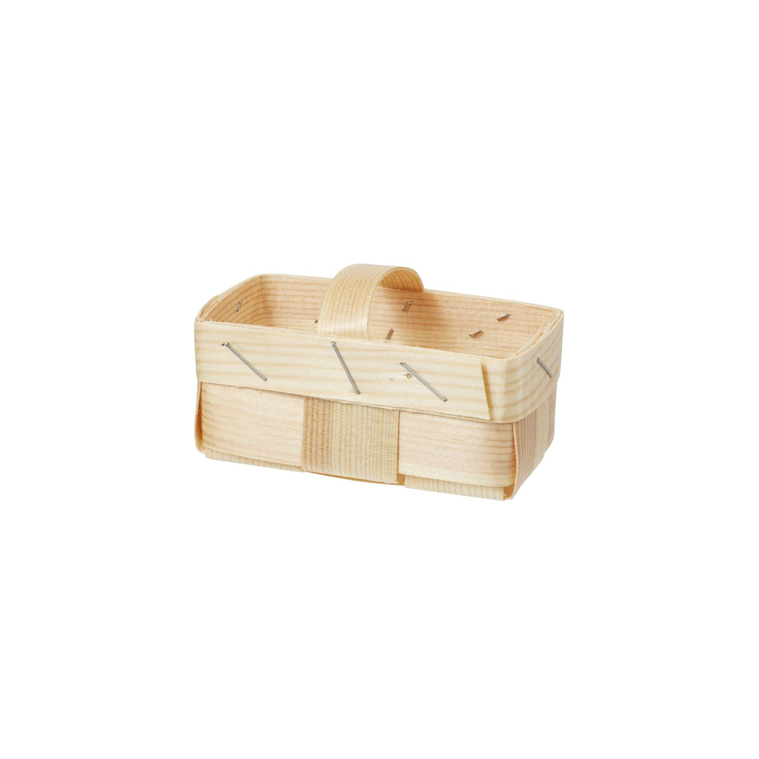 NEU Miniatur Spankrbchen, natur, ca. 7,5 x 3,5 x 4 cm