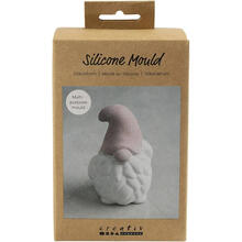 NEU Silikonform / Gieform, Weihnachtsmann / Gnom, 10 x 6,5 cm