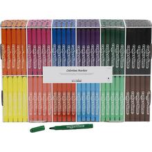 Colortime Filzschreiber, Strichst�rke 5 mm, Standard-Farben, 288 Stk, (12x24 Stk)