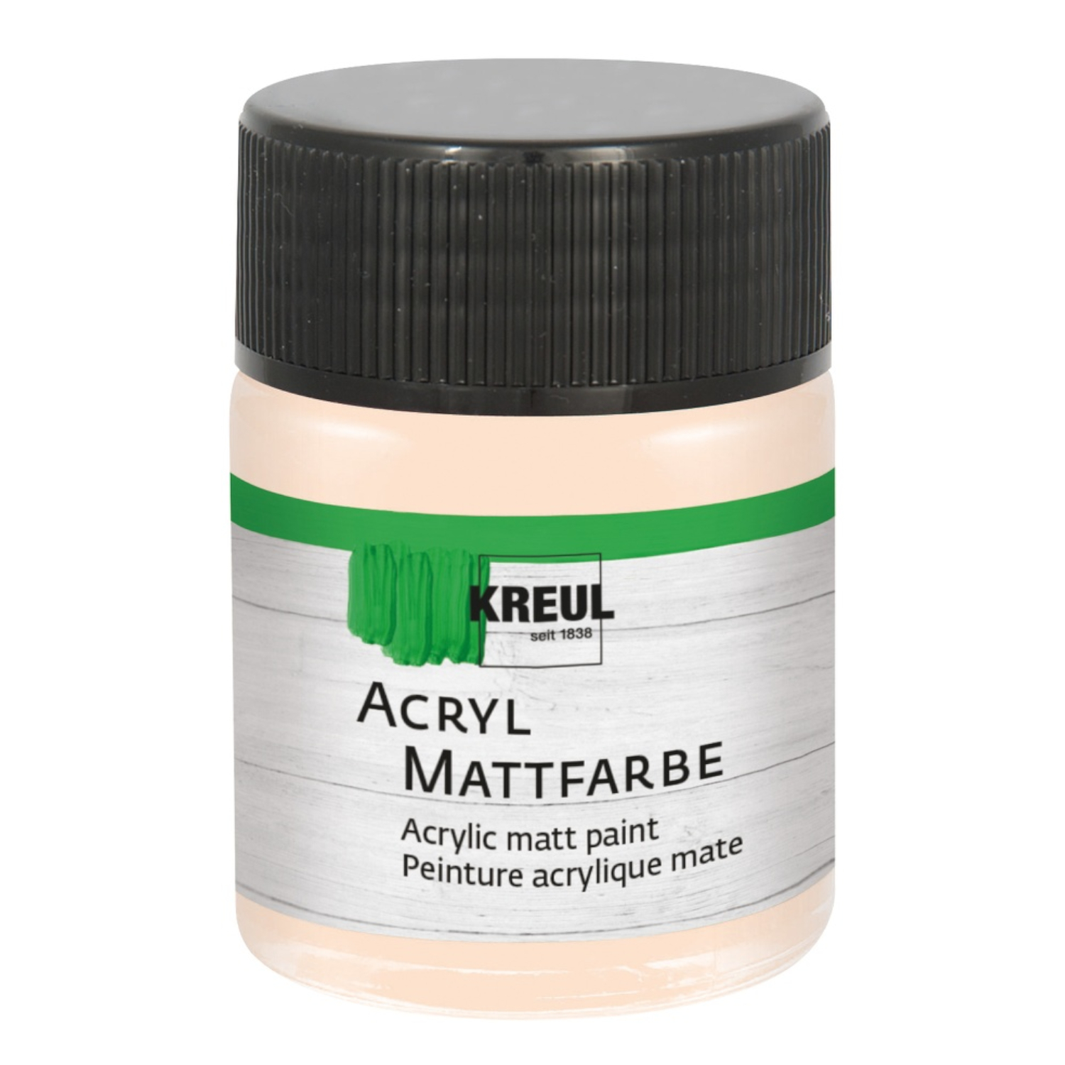 Kreul Acryl-Mattfarbe / Bastelfarbe, 50ml, Zartrosa