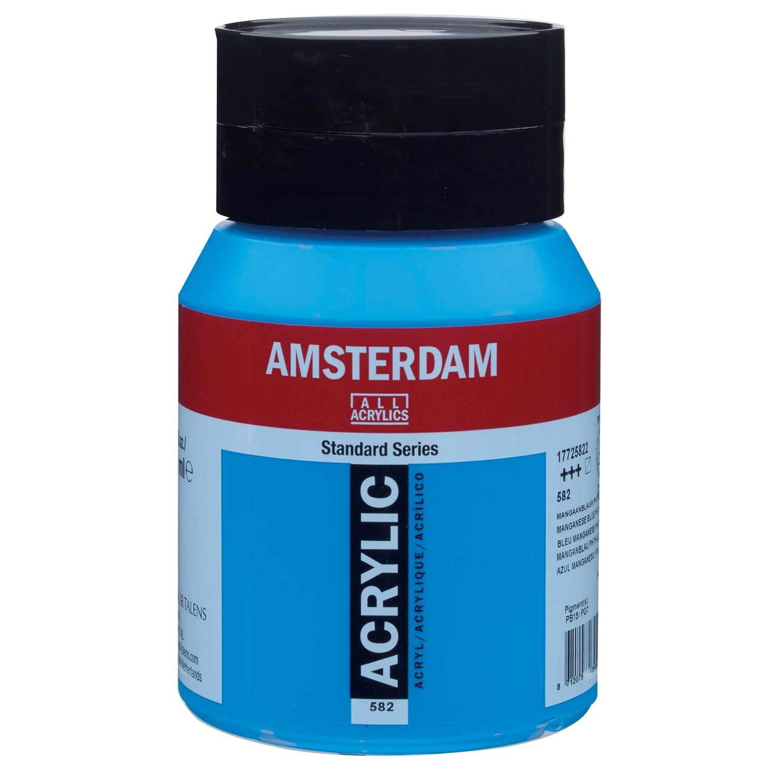 NEU Amsterdam Acrylfarbe 500ml, Manganblau Phthalo