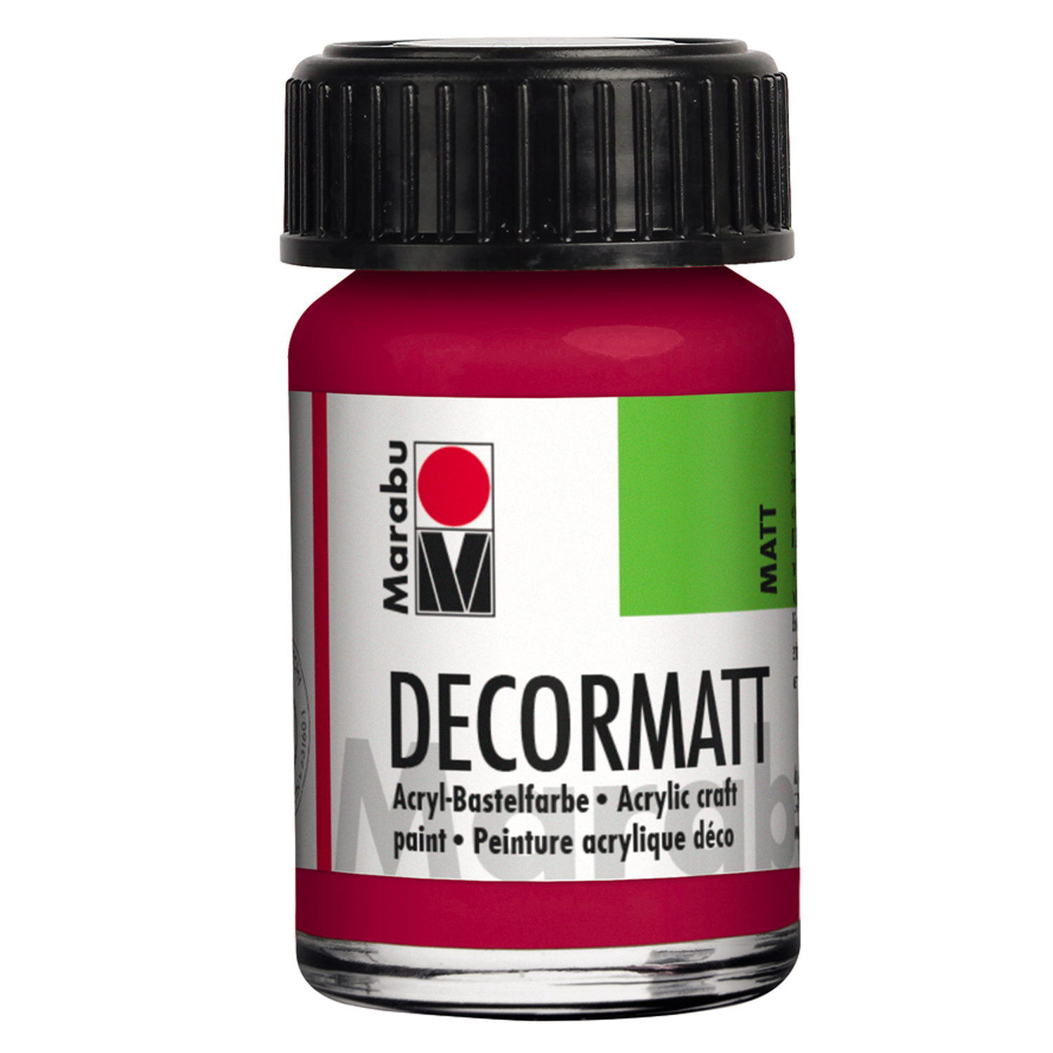 Marabu Decormatt 15ml Karmin-Rot