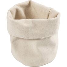 Stoffk�rbe, H�he 14,5 cm, D 9 cm, Hellnatur, 10 St�ck