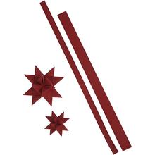 SALE TOP-SELLER ! Lederpapierstreifen fr Frbelsterne, Rot