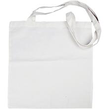 Stofftasche, Gr��e 38x42 cm, Wei�, 10 St�ck