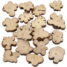 Holzscheiben-Mix, 230 g, Gr��e 15-40 mm, Dicke 5 mm