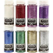 TOP-SELLER ! Deko-Glitter, 8x110 g, sortierte Farben