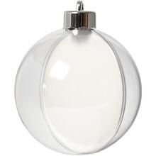 Deko-Kugeln, 5 St�ck, Durchmesser 8 cm, Transparent