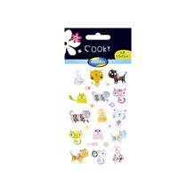 Cooky 3D-Sticker - Verschiedene Motive