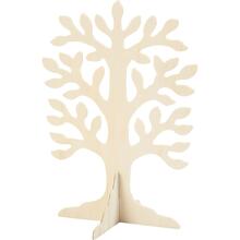 Baum aus Holz, 10 St�ck, Gr��e 30 x 21,5cm, Dicke 2 mm