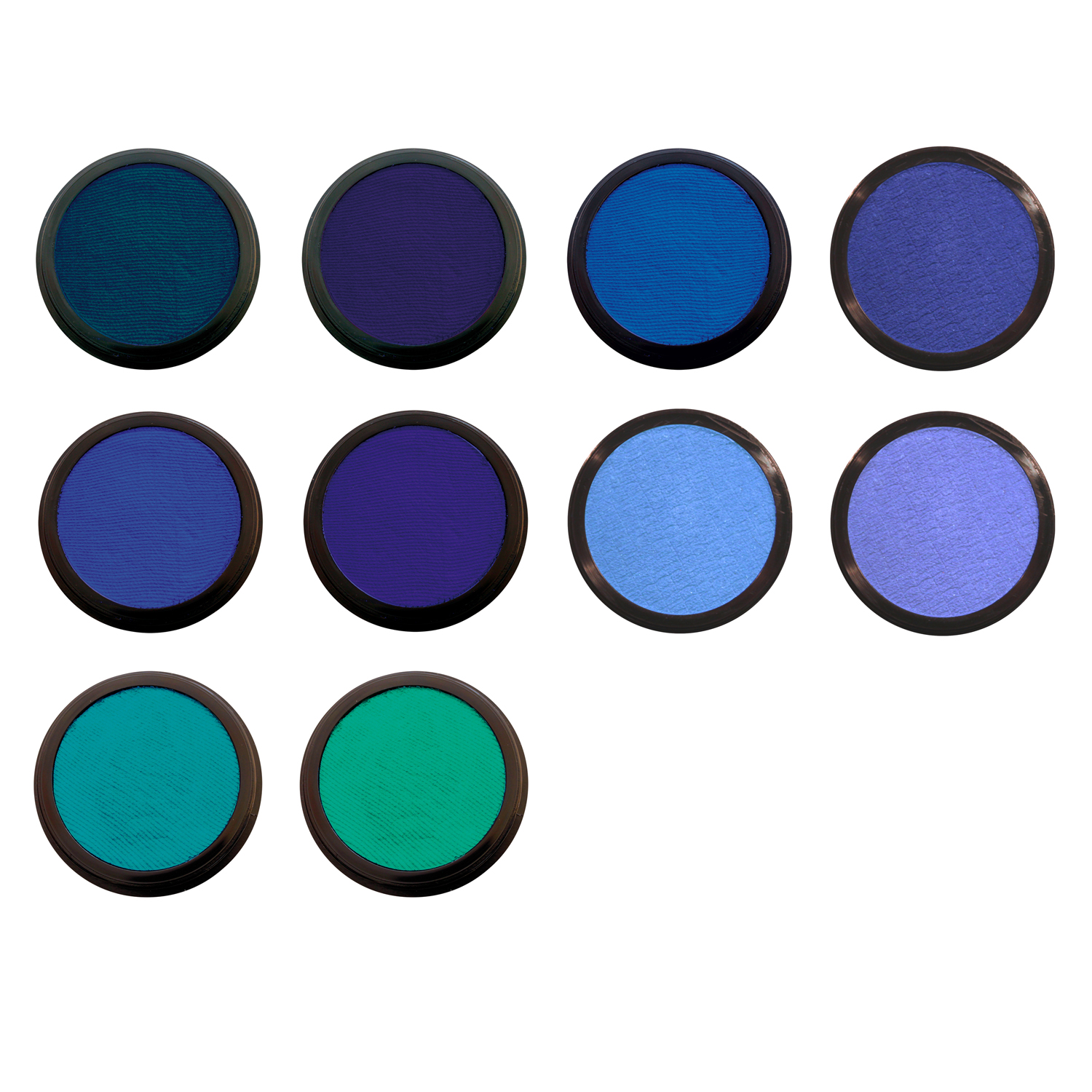 NEU EULENSPIEGEL Profi-Aqua-Schminke, 3,5 ml, Blau- / Wasser-Töne - Verschiedene Farben