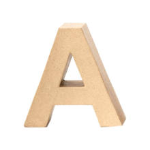 Papp-Buchstabe A, 17,5x5,5cm