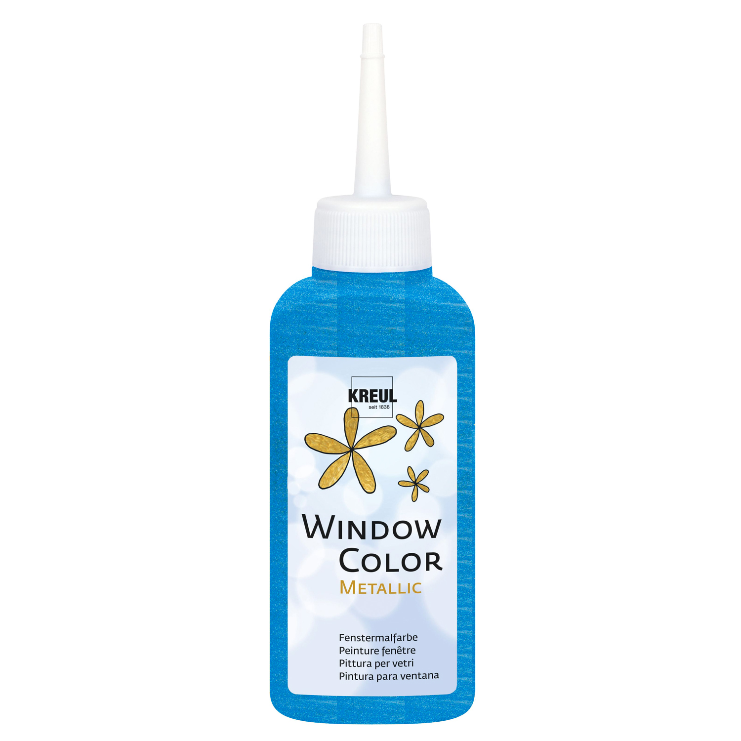 SALE Kreul Windowcolor Metallic, 80ml, Blau
