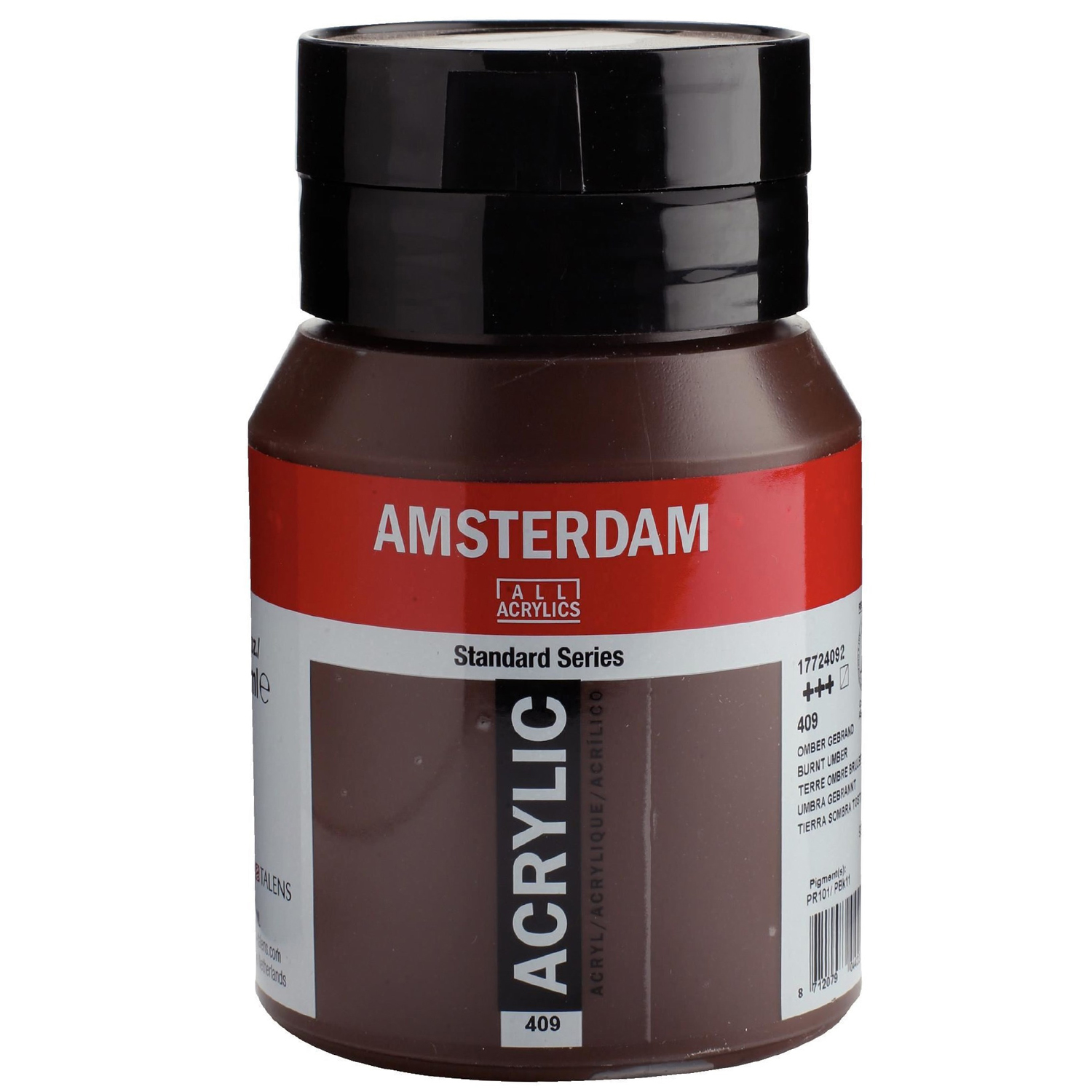 Amsterdam Acrylfarbe 500ml, Umbra gebrannt