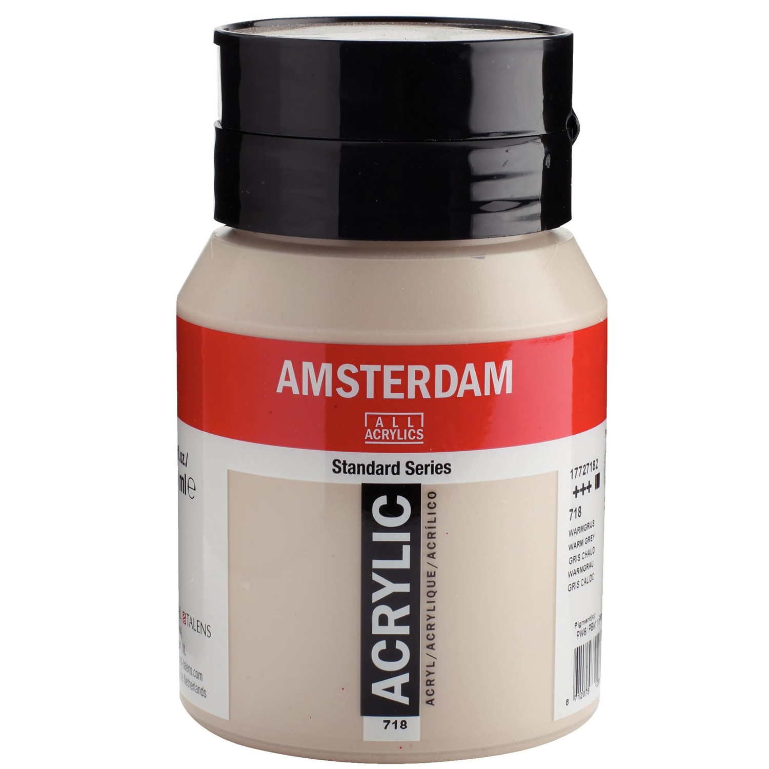 Amsterdam Acrylfarbe 500ml, Warmgrau