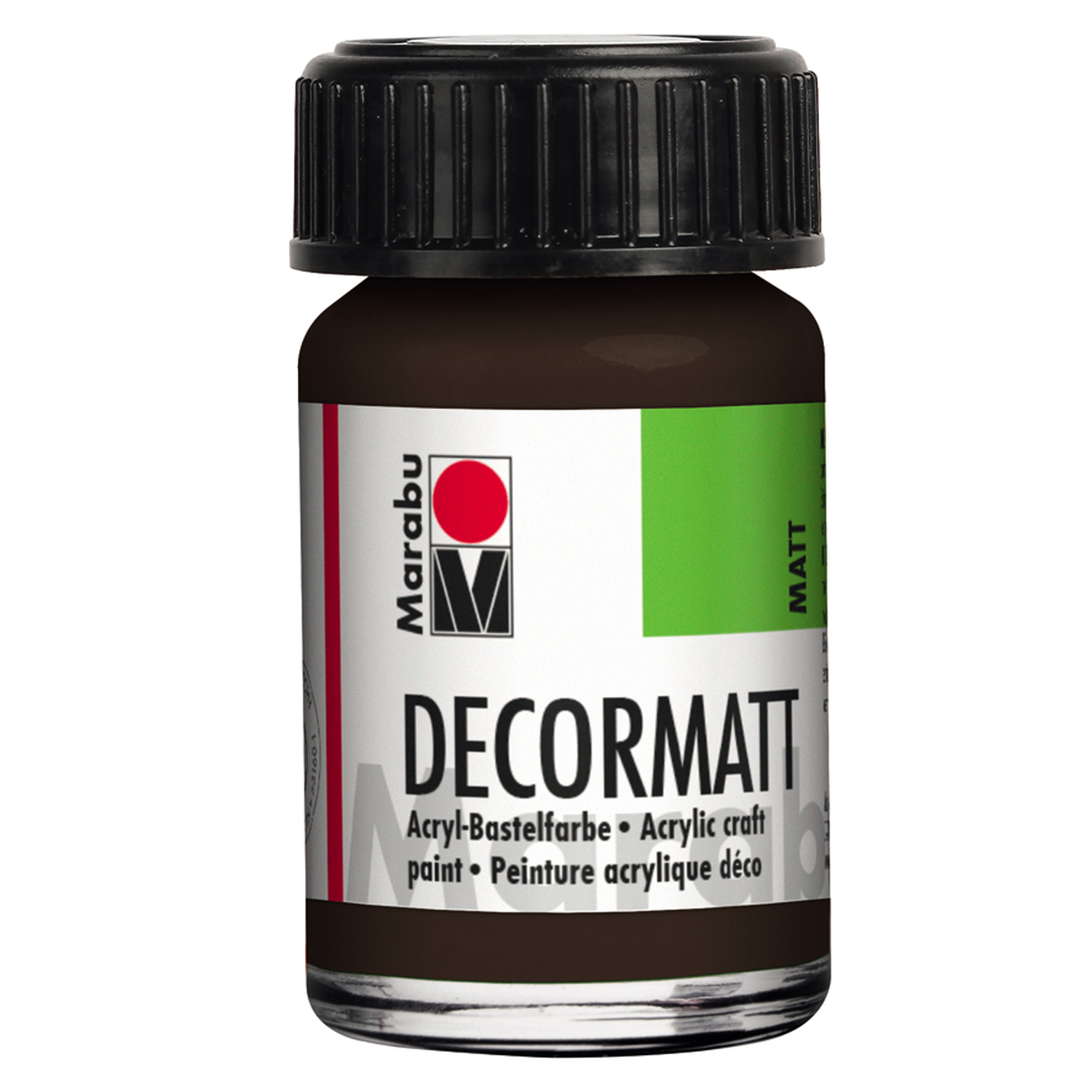 Marabu Decormatt 15ml Dunkel-Braun