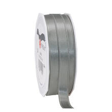 SALE Satinband / Geschenkband Grorolle, Breite 10mm, Lnge 25m, Schiefer