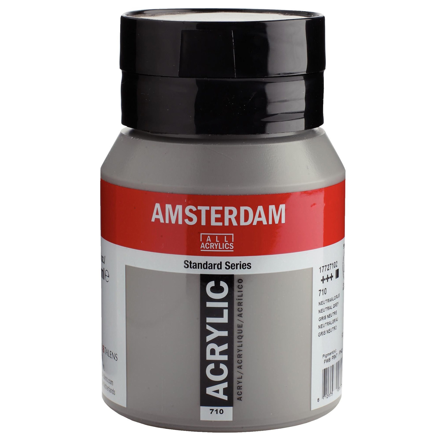 Amsterdam Acrylfarbe 500ml, Neutralgrau