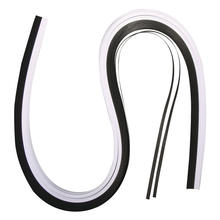 SALE Papier fr Quilling, 53x0,3cm, 100St., schw./wei