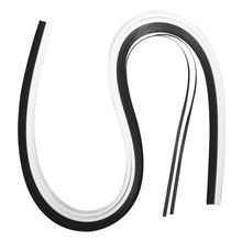 SALE Papier fr Quilling, 53x0,6cm, 100St., schw./wei