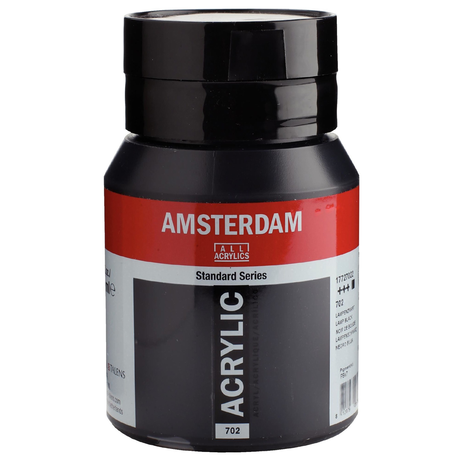 Amsterdam Acrylfarbe 500ml, Lampenschwarz