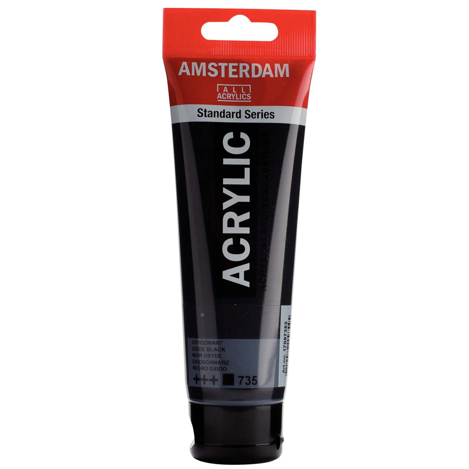 Amsterdam Acrylfarbe 120ml, Oxidschwarz