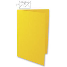 SALE Karte B6, HD, 232x168mm, 5 St., sonnengelb