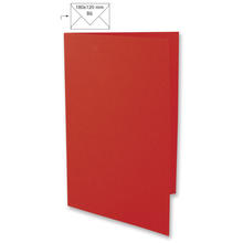 SALE Karte B6, HD, 232x168mm, 5 St., kardinalrot