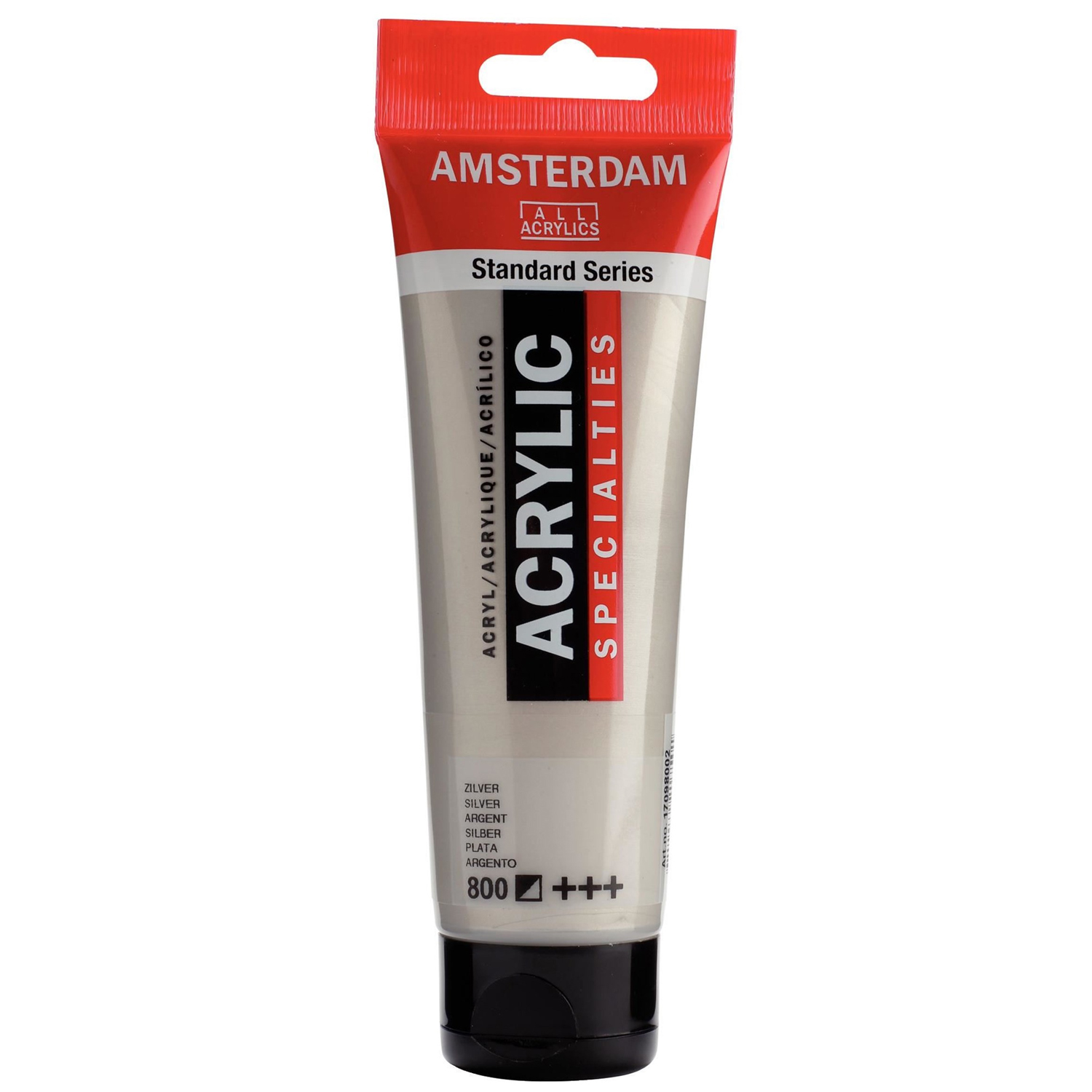 Amsterdam Acrylfarbe 120ml, Silber