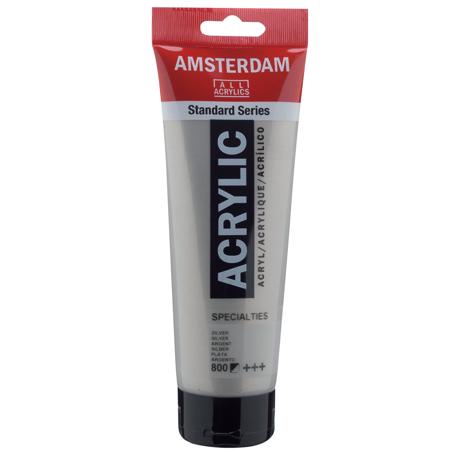 Amsterdam Acrylfarbe 250ml, Silber