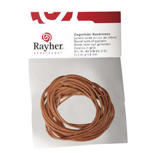 Ziegenlederriemen, 1,5mm , 100cm, 2 St., beige