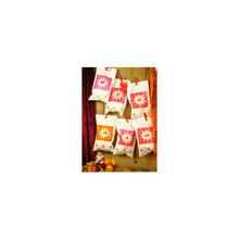 Adventskalender mit Schablonenmalerei Adventskalender mit Schablonenmalerei