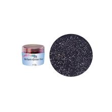 Glorex Brillant Glitterfein, 10 g, Schwarz