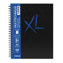 NEU Canson XL Mixed Media Buch spiralgebunden, Hochformat, DIN A5, 68 Seiten, 300 g/m, Feinkorn