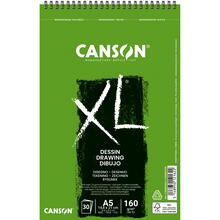 NEU Canson XL Dessin Spiralblock, DIN A5, 30 Blatt, 160 g/m
