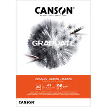 NEU Graduate Croquis Skizzenpapier Block, DIN A5, 40 Blatt, 96 g/m