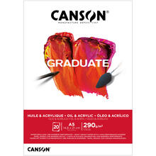 NEU Graduate l- und Acrylpapier Block, DIN A5, 20 Blatt, 290 g/m