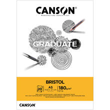 NEU Graduate Bristol Block, DIN A5, 20 Blatt, 180 g/m