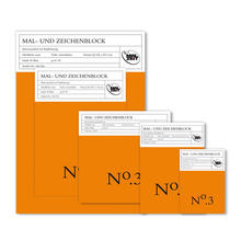 SALE Mal- u. Zeichenblock No.3, 90 g/m, A5, 50 Blatt