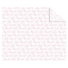 SALE Hochzeit Rose-Fotokarton 49,5x68cm, M04