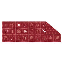 SALE Country Christmas-Fotokarton 49,5x68cm, rot