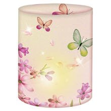 SALE Mini-Tischlicht Schmetterlinge 10 x 27 cm