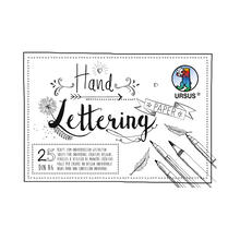 Handlettering Papier, Tonkarton Wei, 200g/qm, 25 Blatt, DIN A6