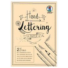 Handlettering Papier, Tonkarton Creme, 210g/qm, 25 Blatt, DIN A5