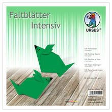 Faltbltter intensiv 100 Blatt, 20x20cm, dunkelgrn